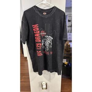 Harley-Davidson XL Black Graphic T-Shirt